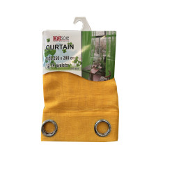 Rideau voilage orange en polyester 68 GSM, 250x280 cm | Rideaux & voilages , Dakar, Sénégal