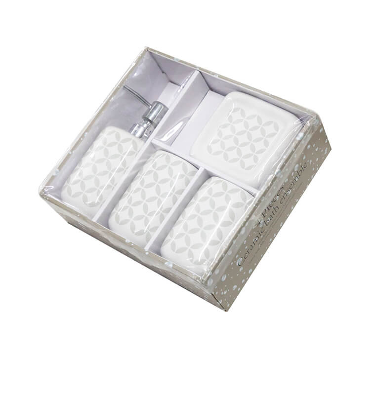 Coffret accessoires salle de bain en céramique 4 Pcs - Couleur au choix | Accessoires salle de bain | 6 600 CFA , dakar, Sénégal