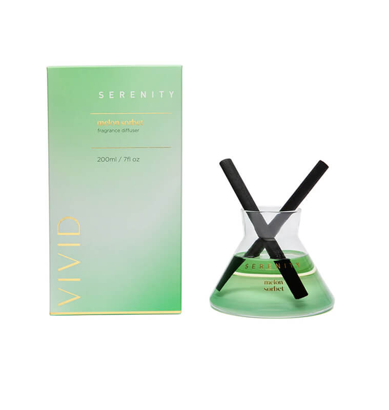 Diffuseur de parfum SERENITY, senteur sorbet melon, 200 ml | Bougies & senteurs , Dakar, Sénégal