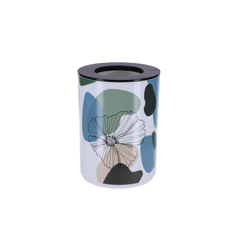 Poubelle salle de bain 5l en PP imprimée avec couvercle, Flowers  | Poubelles salle de bain | 7 800 CFA , dakar, Sénégal