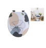 Abattant WC flowers, universel, assise en bambou, 18 pouces | Accessoires salle de bain | 15 700 CFA , dakar, Sénégal