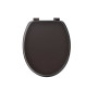Abattant wc mdf noir mat, 18 pouces attaches plastiques | Accessoires salle de bain | 13 400 CFA , dakar, Sénégal