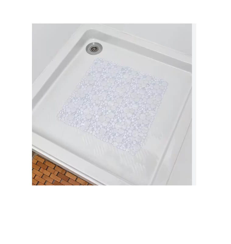 Fond douche PVC transparent bulles, 50x50 cm | Tapis de bain | 4 200 CFA , dakar, Sénégal