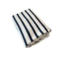 Serviette "Rayure" bleue en coton 100%, 100x150 cm | Serviettes & Peignoirs | 13 300 CFA , dakar, Sénégal