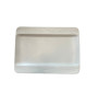 Assiette plate rectangulaire 31,25 cm en céramique blanche avec relief  | Assiettes & coffrets d'assiettes | 5 200 CFA , daka...