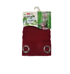 Rideau voilage rouge en polyester 100 GSM, 250x280 cm | Rideaux & voilages , Dakar, Sénégal