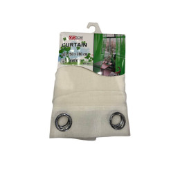Rideau voilage crème en polyester 100 GSM, 250x280 cm | Rideaux & voilages , Dakar, Sénégal