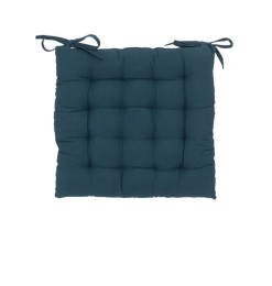 Galette de chaise en coton bleu, 38x38 cm | Galettes de chaise | 4 700 CFA , dakar, Sénégal