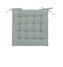 Galette de chaise en coton vert celadon, 38x38 cm | Galettes de chaise | 4 700 CFA , dakar, Sénégal