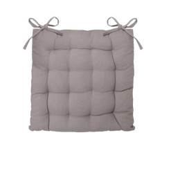 Galette de chaise en coton gris, 38x38 cm | Galettes de chaise | 4 700 CFA , dakar, Sénégal