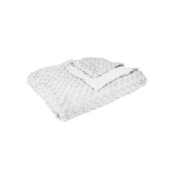 Plaid "Bouclette" Fausse fourrure gris, 120 × 160 cm | Plaids & jetés , Dakar, Sénégal