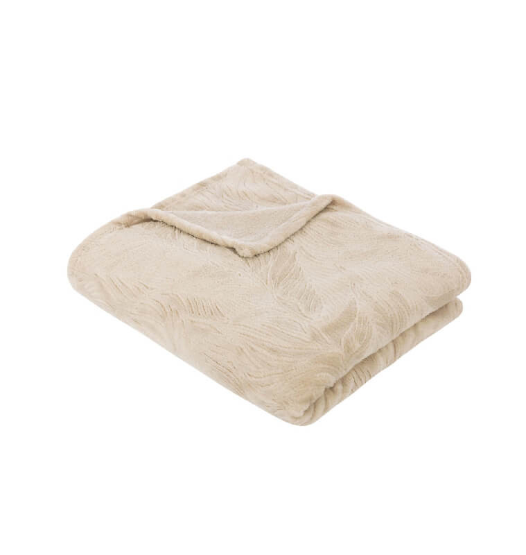 Plaid flanelle "Ryo" beige, 125x150 cm | Plaids & jetés , Dakar, Sénégal