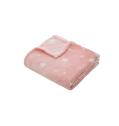 Plaid enfant rose clair, 125×150 cm | Textile chambre enfant | 10 600 CFA , dakar, Sénégal