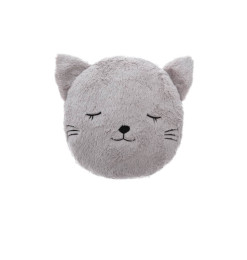 Coussin déco enfant Chat "Nao" gris, 28 cm | Textile chambre enfant | 7 100 CFA , dakar, Sénégal