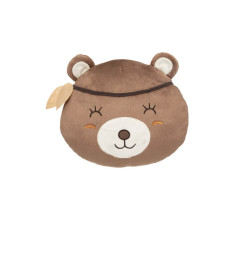 Coussin déco enfant "Ours" marron, 30x27 cm | Textile chambre enfant | 8 200 CFA , dakar, Sénégal