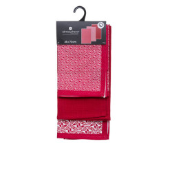 Torchon en coton rouge, 45 × 70 cm - Lot de 3 | Torchons, gants, tabliers, maniques | 7 000 CFA , dakar, Sénégal