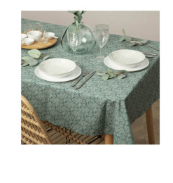 Nappe de table anti-tache imprimée "Thais", vert, 150x300cm | Nappes & serviettes de table | 11 800 CFA , dakar, Sénégal