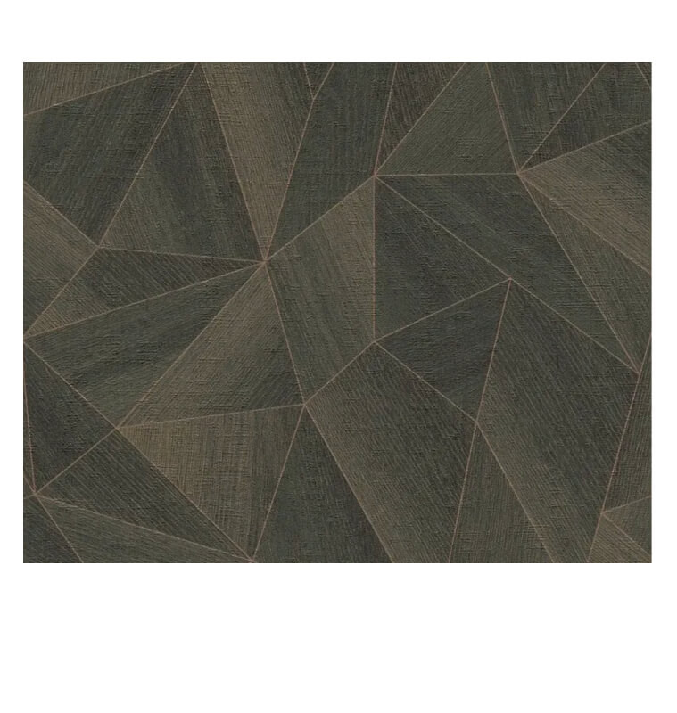 Papier peint intissé, accents métalliques gris et cuivré, L:10,05m x l:53 cm | Papiers peints , Dakar, Sénégal