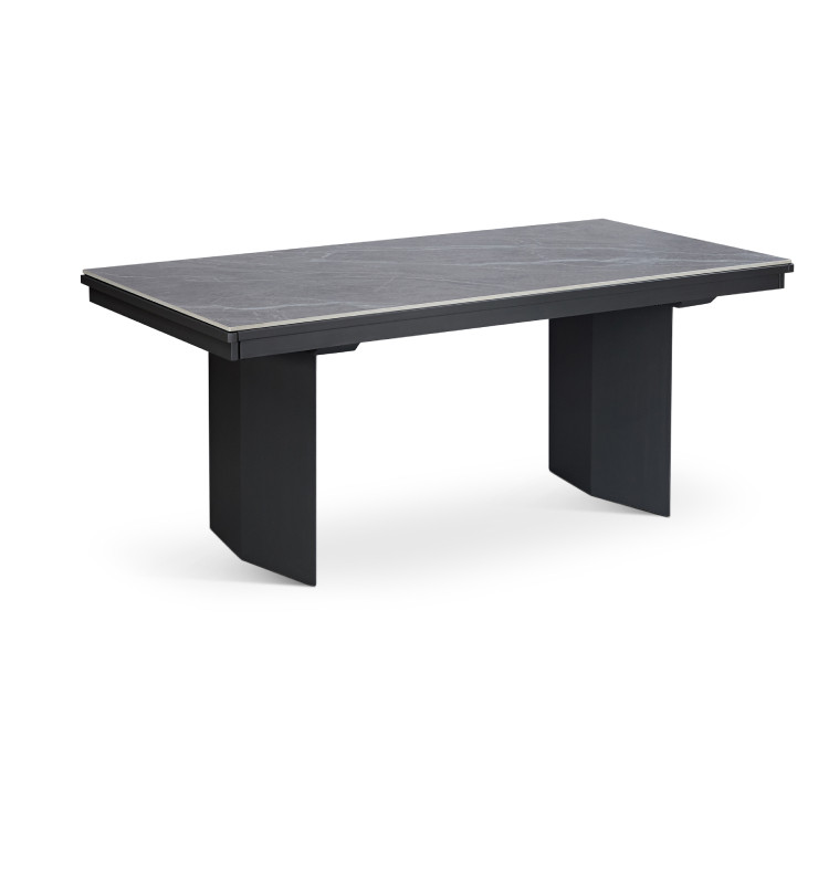 Table à manger extensible en céramique et en métal, 180/260x90x75cm | 890 000 CFA | à Dakar