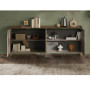 Buffet Tresi 4 portes, finition bronze avec détails Mercure, 241X99X42 cm, Dakar