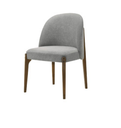 Chaise salle à manger moderne en tissu gris, 87X57X56 cm | 113 500 CFA | à Dakar