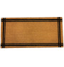 Paillasson 60x120 cm en fibres de coco naturel et contour noir | Paillassons , Dakar, Sénégal