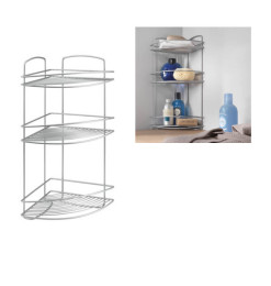 Étagère d’angle de salle de bain 3 étages Onda en métal, 22x22x53 cm | Meubles & étagères salle de bain | 23 000 CFA , dakar,...