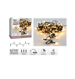 Guirlande lumineuse 192 LED blanc chaud intense, 14,5 mètres |Luminaires de Noël |4 800 CFA ,Dakar, Sénégal