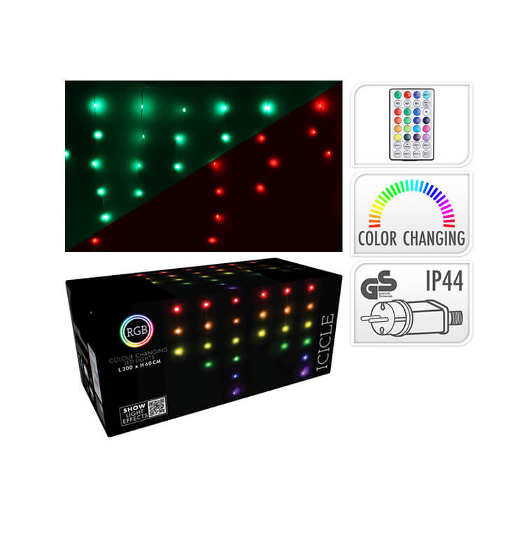 Guirlande lumineuse "Glaçons" 85 LED RGB |Luminaires de Noël |16 700 CFA ,Dakar, Sénégal