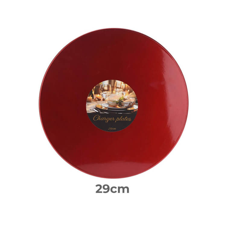 Dessous d’assiette rond en plastique rouge, 29 cm |Art de la table Noël |2 700 CFA ,Dakar, Sénégal