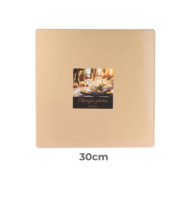 Dessous d’assiette carré en plastique doré, 30 cm |Art de la table Noël |3 200 CFA ,Dakar, Sénégal