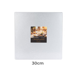 Dessous d’assiette carré en plastique argenté, 30 cm |Art de la table Noël |3 200 CFA ,Dakar, Sénégal