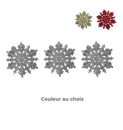 Flocon de neige en PVC, 10 cm, lot de 3 |Suspensions de Noël |600 CFA ,Dakar, Sénégal