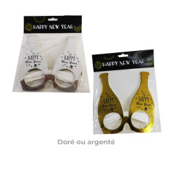 Lunette Bouteille de Champagne Happy New Year, lot des 6 | Accessoires party | 1 100 CFA , dakar, Sénégal