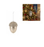 Noix décorative en mousse champagne à suspendre, 12 cm |Suspensions de Noël |1 300 CFA ,Dakar, Sénégal