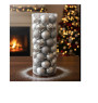 Boule de Noël argentée 7 cm en PVC - Lot de 48 |Boules de Noël |10 000 CFA ,Dakar, Sénégal