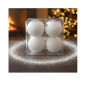 Boule de Noël blanche mat 10 cm en PVC - Lot de 4 |Boules de Noël |1 800 CFA ,Dakar, Sénégal