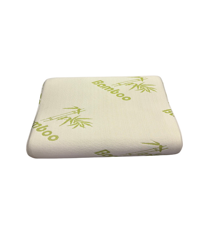 Oreiller orthopédique à mémoire de forme anti-acarien, bamboo et poly, 60×40×11 cm | Linge de lit , Dakar, Sénégal