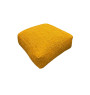 Pouf déco en coton et polyester jaune, 45×45×15 cm | Poufs, tabourets & tables , Dakar, Sénégal