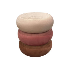 Pouf en velours rose dégradé, 38×38×40 cm | Poufs, tabourets & tables , Dakar, Sénégal