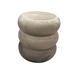 Pouf en velours gris, 38×38×40 cm | Poufs, tabourets & tables , Dakar, Sénégal