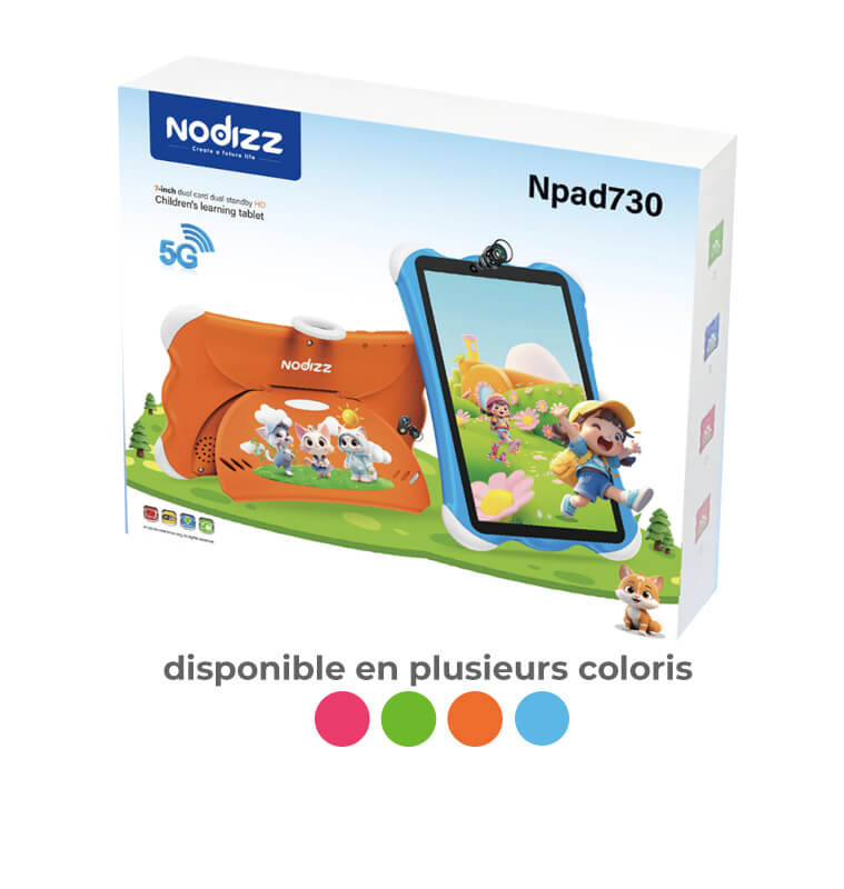 Tablette enfant 7 pouces, 4G RAM + 128 Go + Carte SIM + Accessoires - 3 ans et plus | Jeux multimédias & high-tech | 48 000 C...