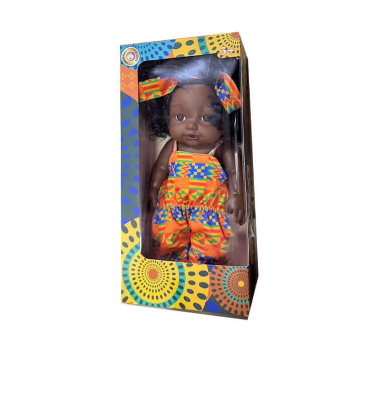 Poupon 27 cm avec tenue africaine - Dès 3 ans | Poupons & poupées | 6 000 CFA , dakar, Sénégal