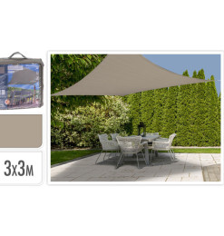 Voile d’ombrage triangulaire taupe, 3×3×3 mètres  | Parasols & voiles d'ombrage | 16 000 CFA , dakar, Sénégal