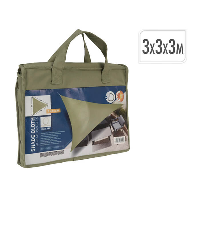 Voile d’ombrage triangulaire vert, 3×3×3 m | Parasols & voiles d'ombrage | 16 000 CFA , dakar, Sénégal