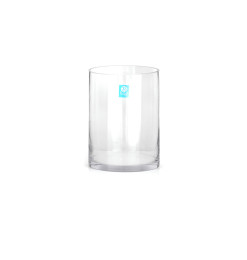 Vase cylindrique en verre transparent, 12,5×15 cm | Vases déco , Dakar, Sénégal