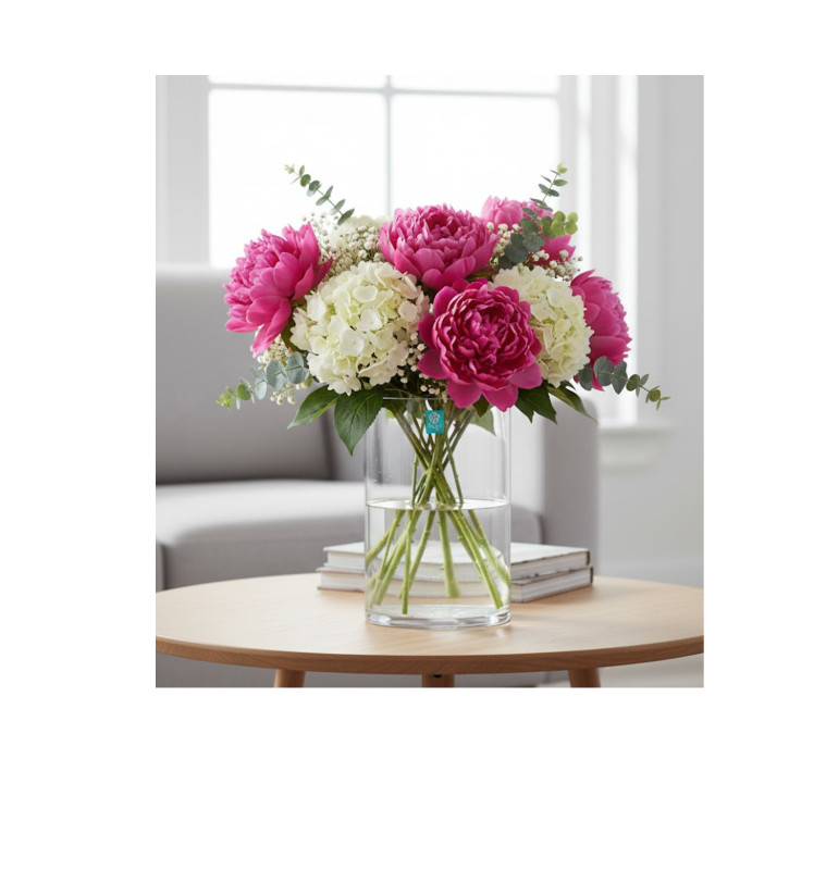 Vase cylindrique en verre transparent, H30 cm | Vases déco , Dakar, Sénégal