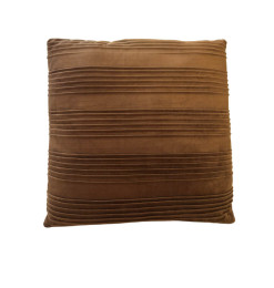Coussin déco en velours marron strié, 45×45 cm | Coussins déco , Dakar, Sénégal