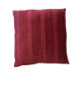 Coussin déco en velours rouge bordeaux strié, 45×45 cm | Coussins déco , Dakar, Sénégal