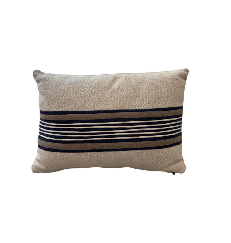 Coussin déco beige et bleu, 30×45 cm | Coussins déco , Dakar, Sénégal